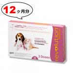 レボリューション子犬子猫用(体重2.3kg以下)　4箱