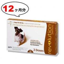 レボリューション小型犬用(体重4.6〜9.1kg)　4箱