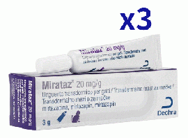 ミラタズ軟膏 | Mirataz | 猫用 | 20mg 3g | 3本