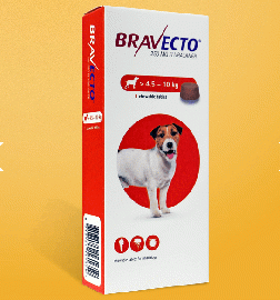 犬用経口ノミマダニ駆除薬 ブラベクト錠 小型犬用 4.5-10kg フララネル250mg