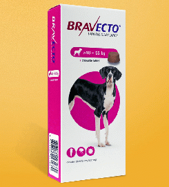 犬用経口ノミマダニ駆除薬 | ブラベクト | 超大型犬用 40-56kg | フララネル1400mg