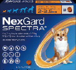 ネクスガードスペクトラ |   超小型犬用 |  3錠入
