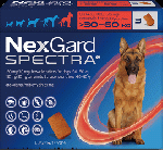 ネクスガードスペクトラ  超大型犬用 3錠入(30-60kg)