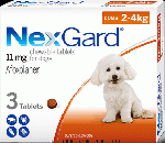 ネクスガード 11mg 超小型犬用 3錠入(2-4kg)