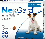 ネクスガード 28mg 小型犬用 3錠入(4-10kg)