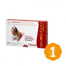 レボリューション中型犬用(体重9.1〜18.2kg)　1箱