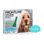 フロントラインプラス中型犬用(体重10〜20kg)　4箱