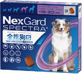ネクスガードスペクトラ |  大型犬 | 3錠入