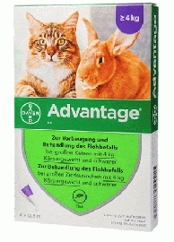 アドバンテージ | 猫 | うさぎ | 4kg以上 | ノミ