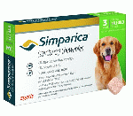 シンパリカ 80mg | 20.1k-40.1g | 3錠 | ノミマダニ薬 | Simparica