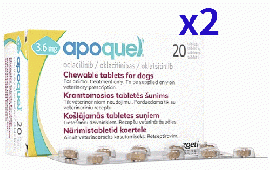 アポキルチュアブル錠 | 3.6mg | 犬用 | 20錠 | 2箱