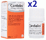 カルダリス 5mg/40mg | 30錠x2 | 犬用 | うっ血性心不全 | 慢性変性性弁膜症